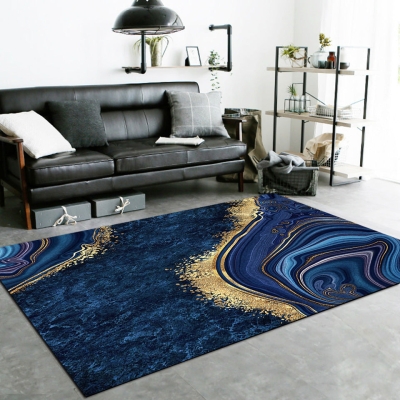 Tappetini da salotto astratti nordici, decorazione per la casa, tappetino antiscivolo