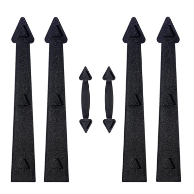 Kit di decorazione magnetica per porte da garage, cerniere e maniglie