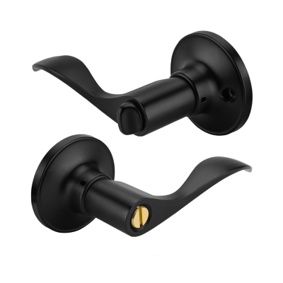 Set di maniglie per porte con serratura a leva per la privacy per porte da camera da letto e da bagno