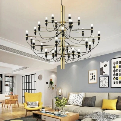Lampada a sospensione multi-luce a LED Bloom di lusso