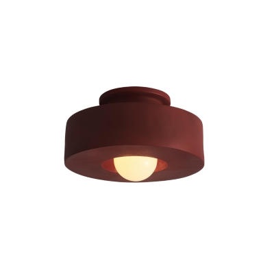 Retro lampa sufitowa z żywicy Wabi Sabi