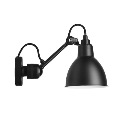 Industrielle Wandleuchte mit verstellbarem Arm