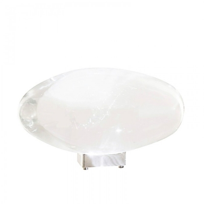 L&aacute;mpara de mesa de cristal con forma de guijarro creativo