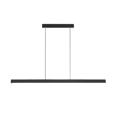 Lampadario lineare moderno a LED in metallo industriale