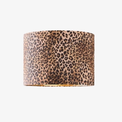 Wildlux Statement Trommellampenkap met Luipaardprint &ndash; Decoratieve Stoffen Lampenkap voor Interieur