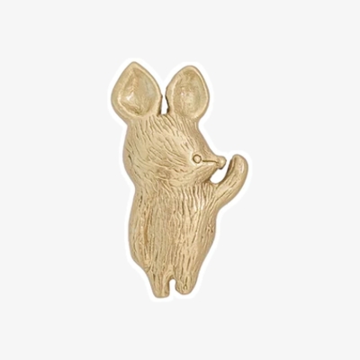 Handgefertigte Schrankkn&ouml;pfe aus Messing in Tierform