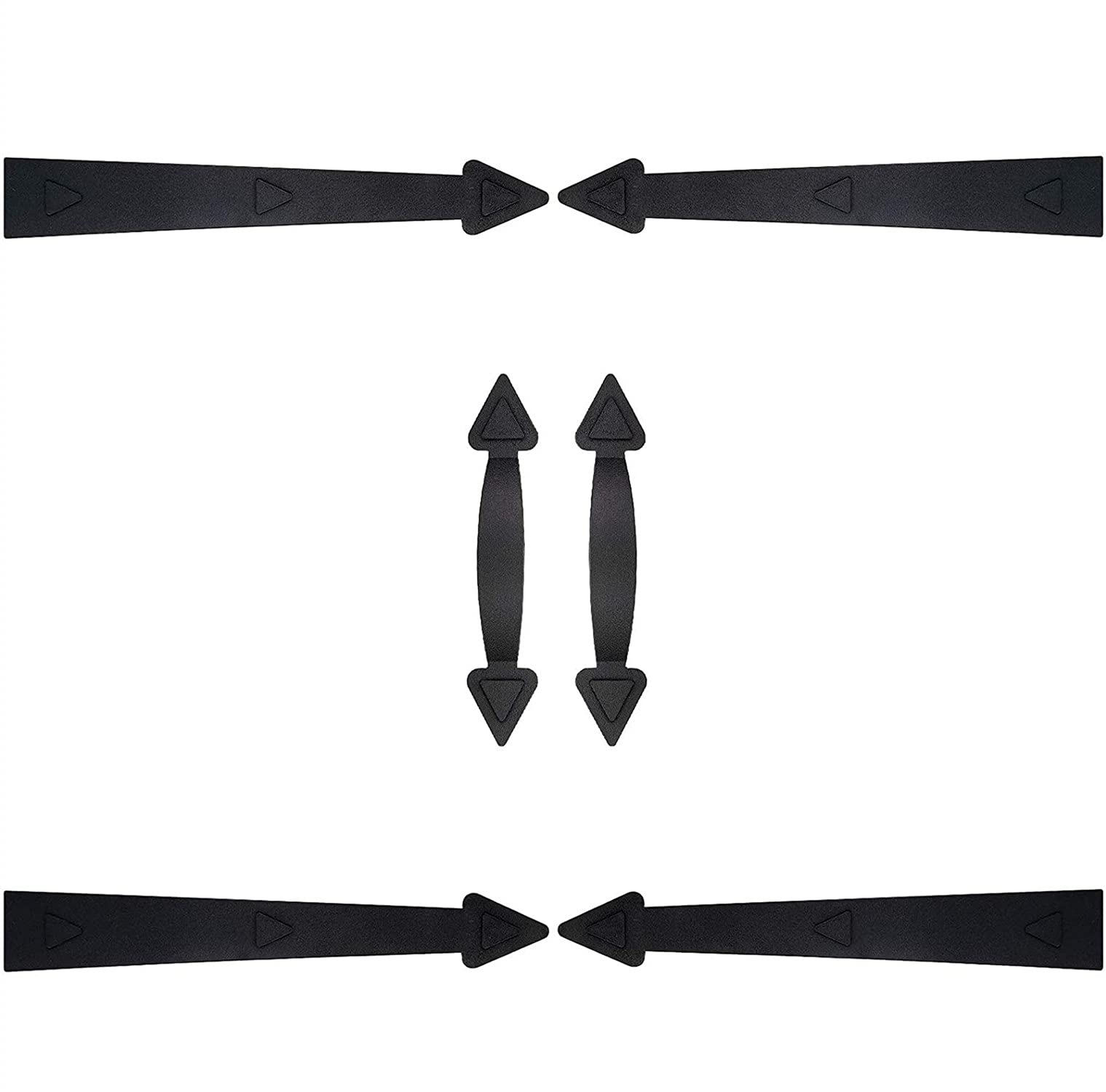 Magnetisches Garagentor-Dekorationsset mit Scharnieren und Griffen