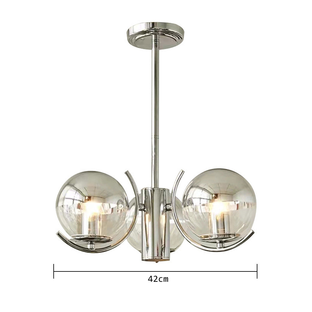 Rero Bauhaus Kronleuchter mit Lampenschirm aus kreisf&ouml;rmigem Metall
