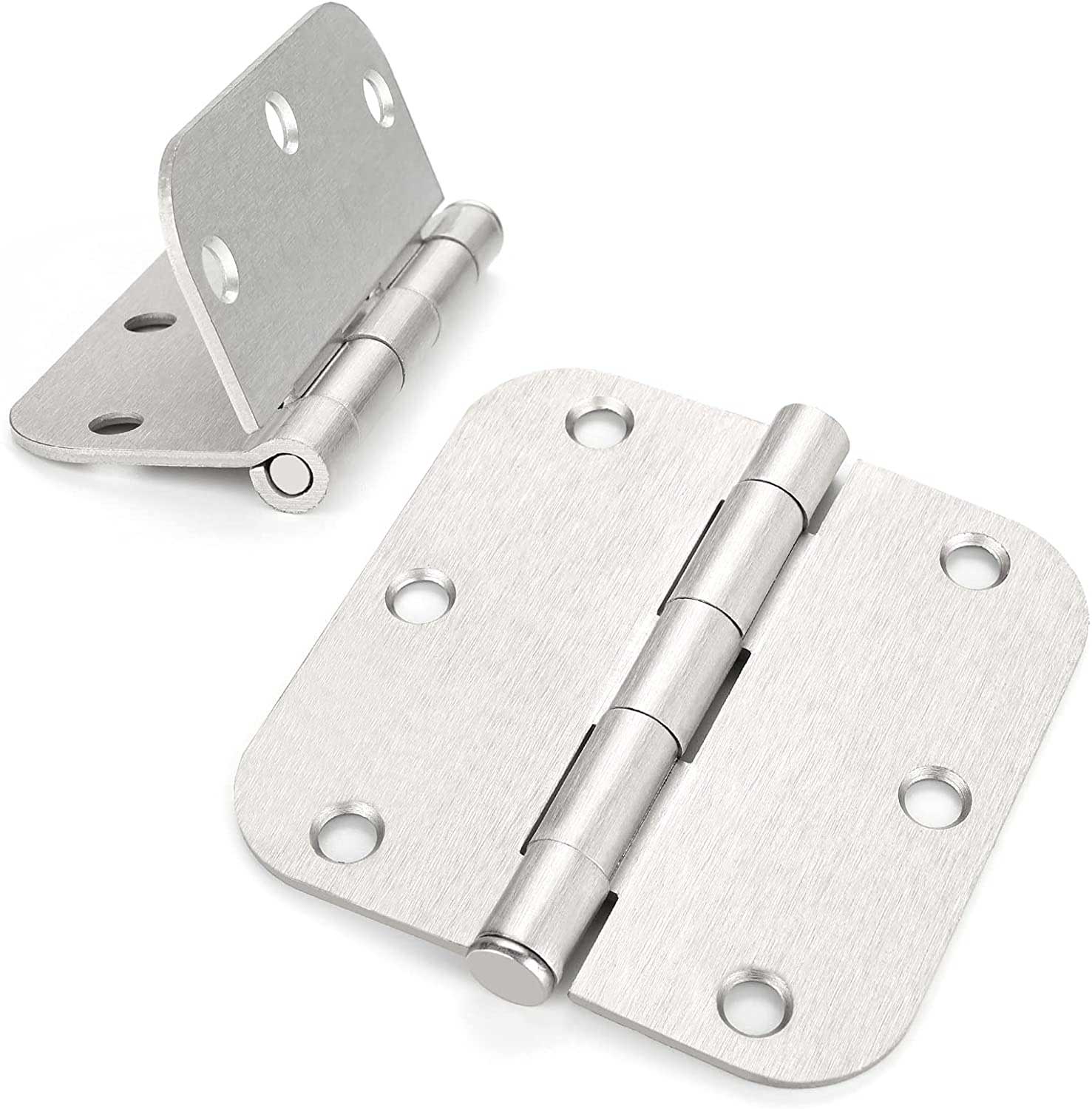 18er-Pack T&uuml;rscharniere aus geb&uuml;rstetem Nickel, 3,5 Zoll Innent&uuml;rbeschl&auml;ge