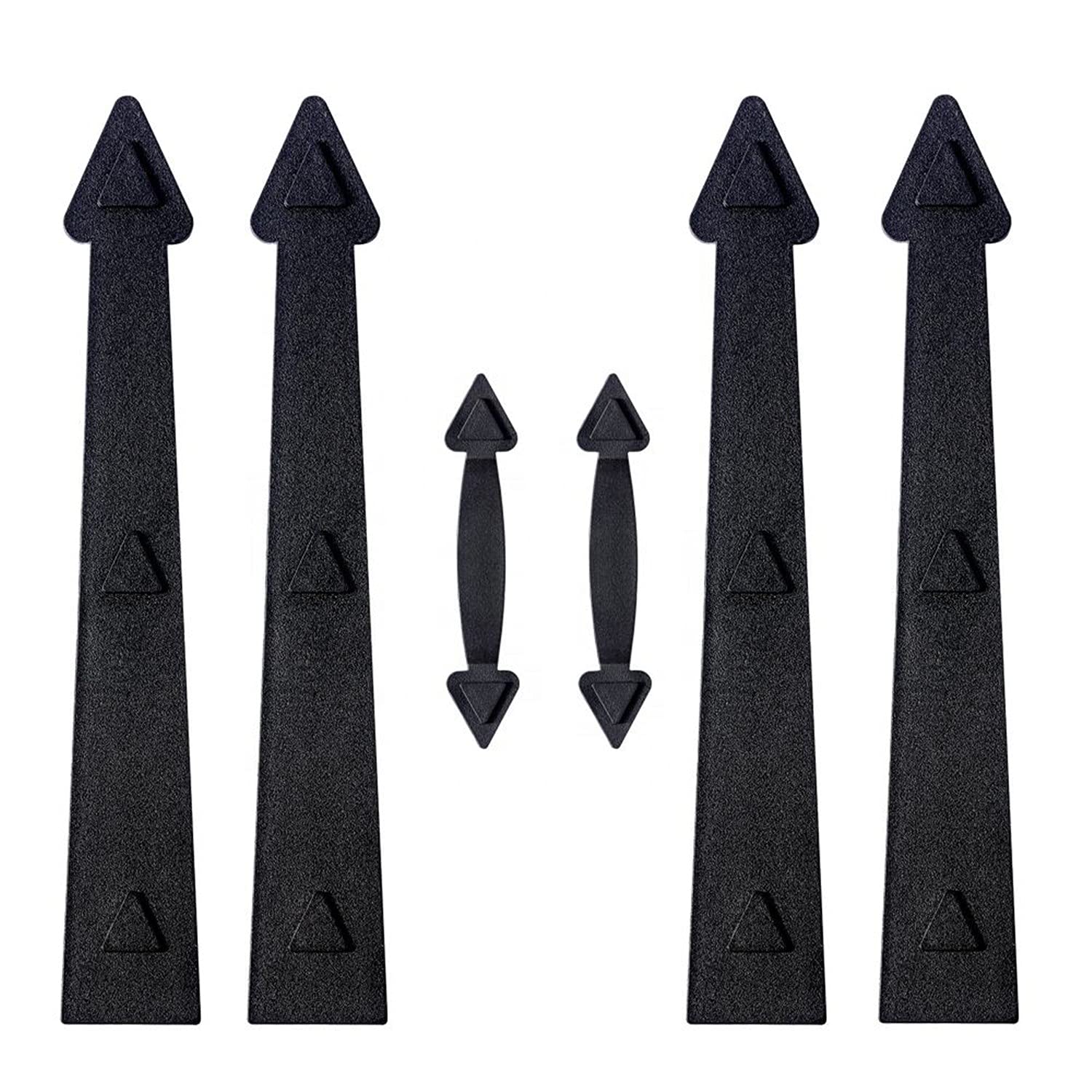 Magnetisches Garagentor-Dekorationsset mit Scharnieren und Griffen