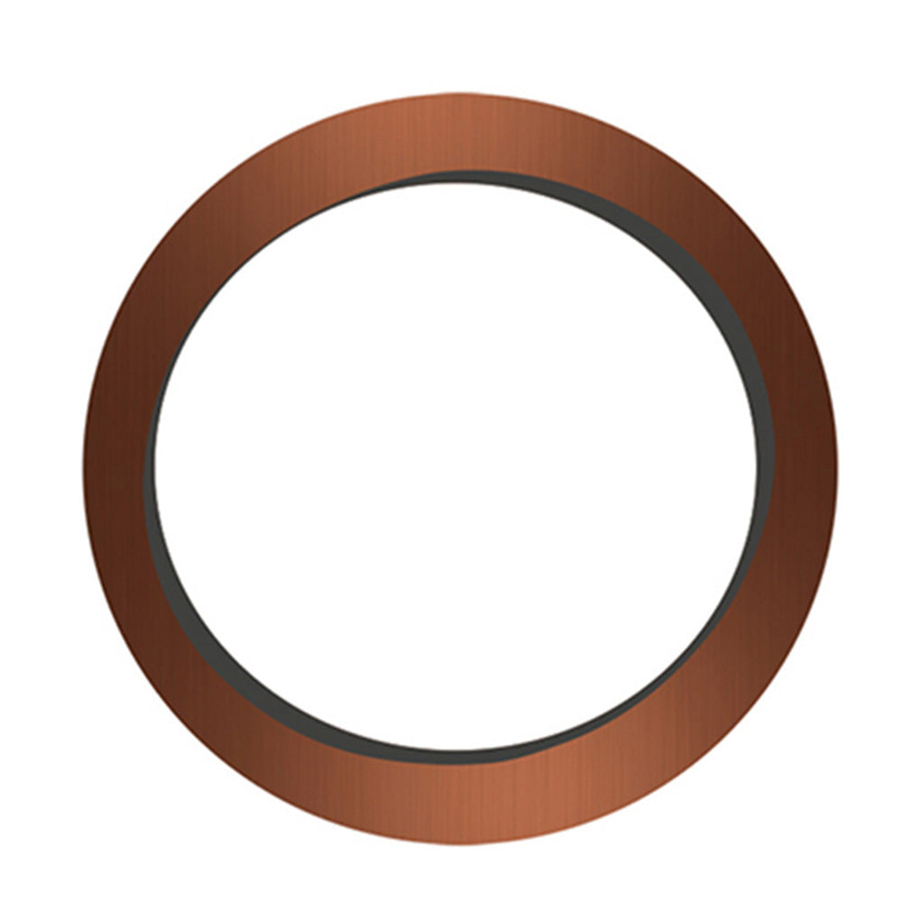 Bronzefarbene, schwebende, moderne Hausnummern aus Aluminium