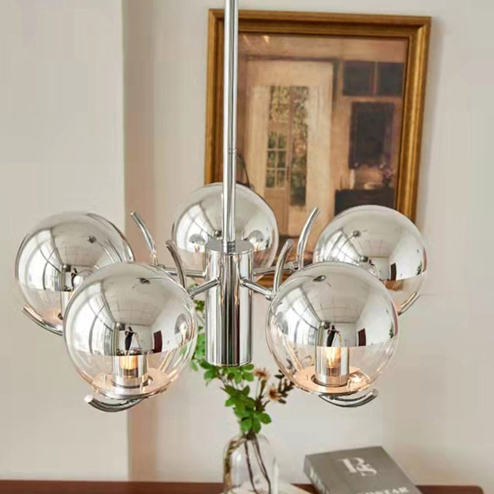 Rero Bauhaus Kronleuchter mit Lampenschirm aus kreisf&ouml;rmigem Metall