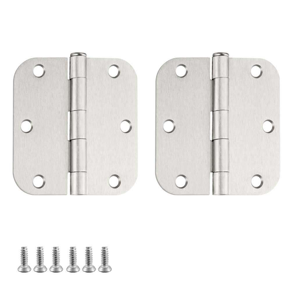 18er-Pack T&uuml;rscharniere aus geb&uuml;rstetem Nickel, 3,5 Zoll Innent&uuml;rbeschl&auml;ge