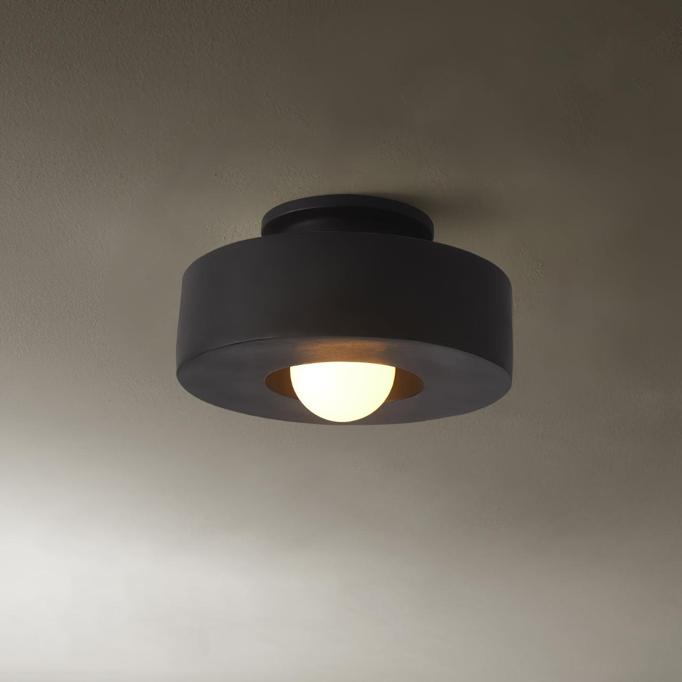 Retro Wabi Sabi Deckenlampe aus Kunstharz