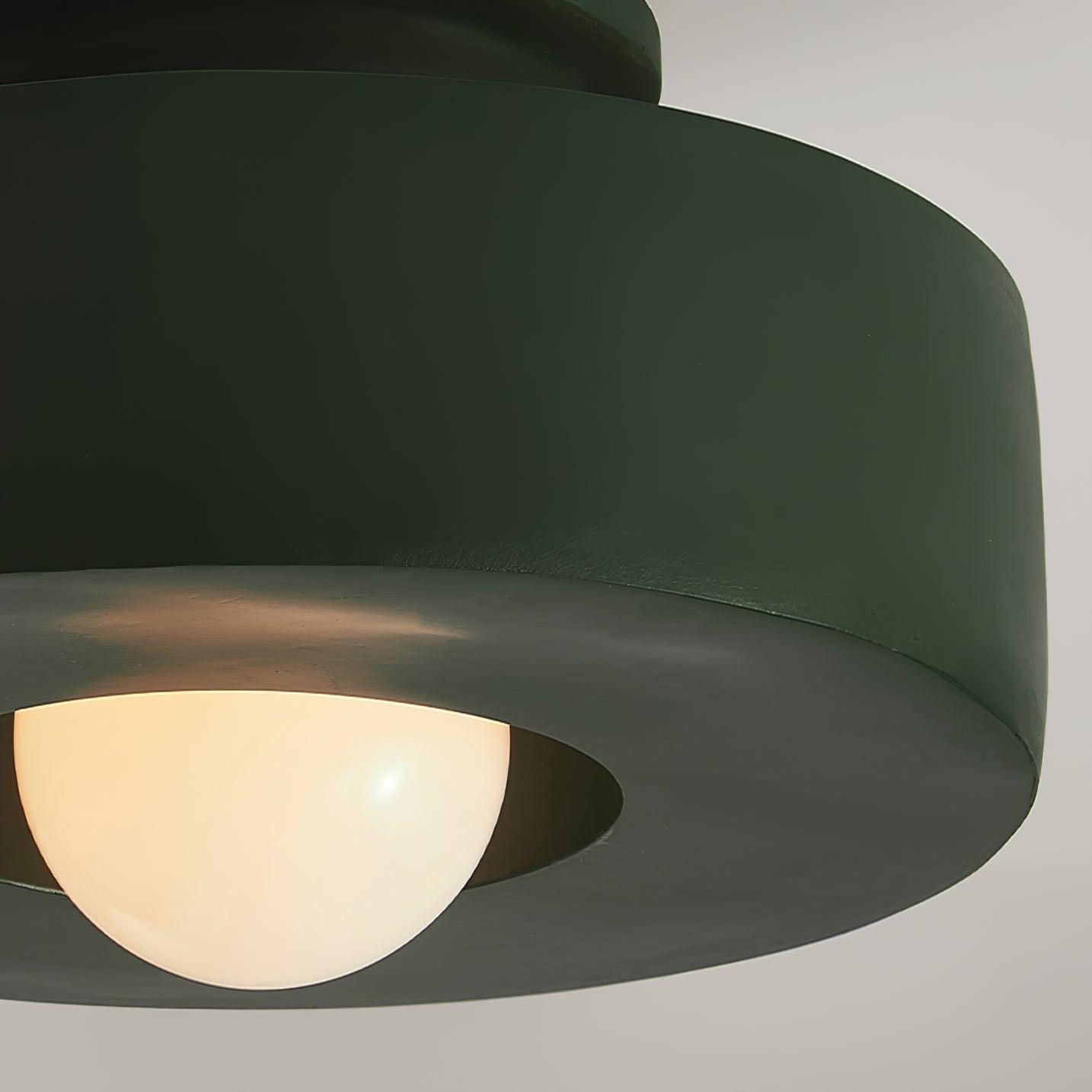 Retro Wabi Sabi Deckenlampe aus Kunstharz