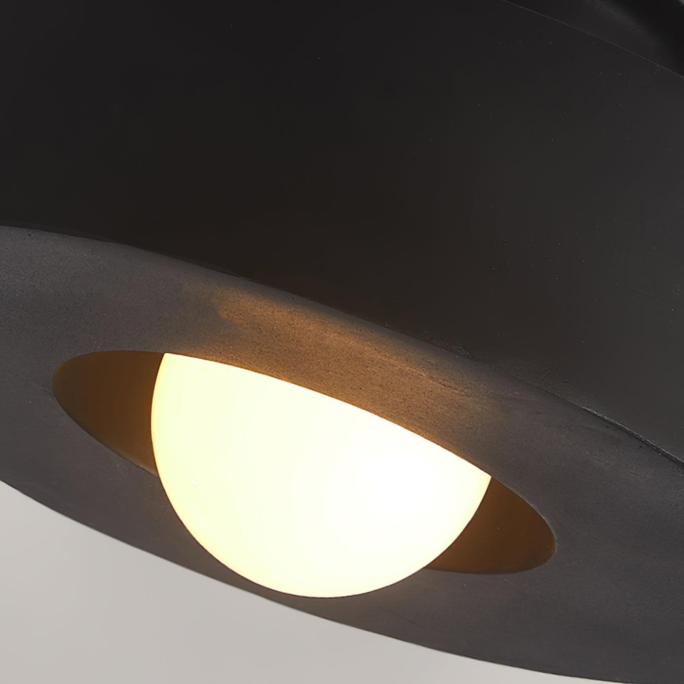 Retro Wabi Sabi Deckenlampe aus Kunstharz