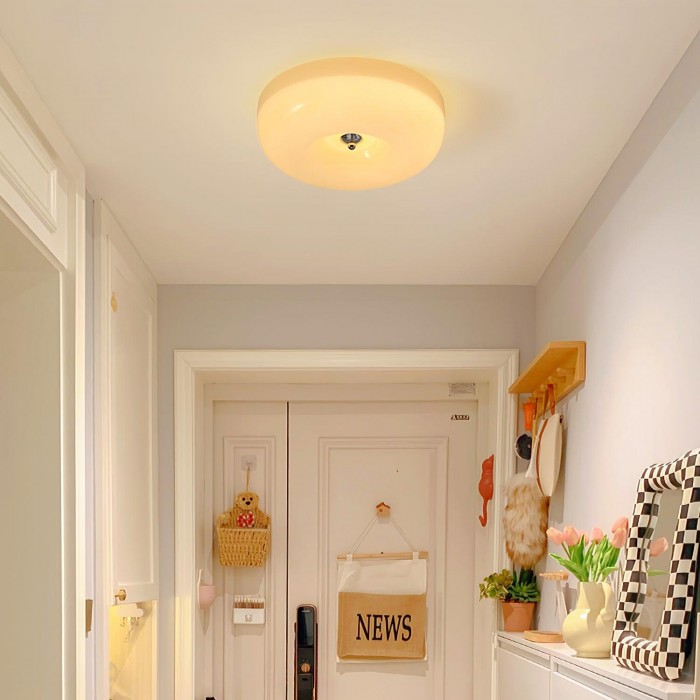 Lampada da soffitto Art D&eacute;co Cream Pudding