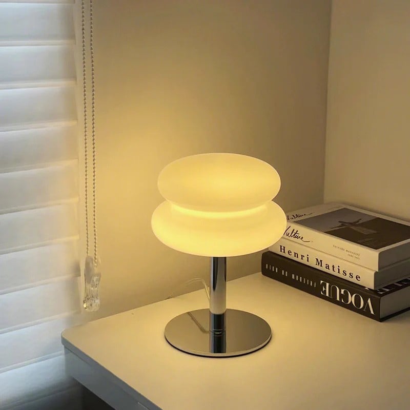 Retro Bauhaus Lollipop Ripple Table Lamp for Bedroom S19