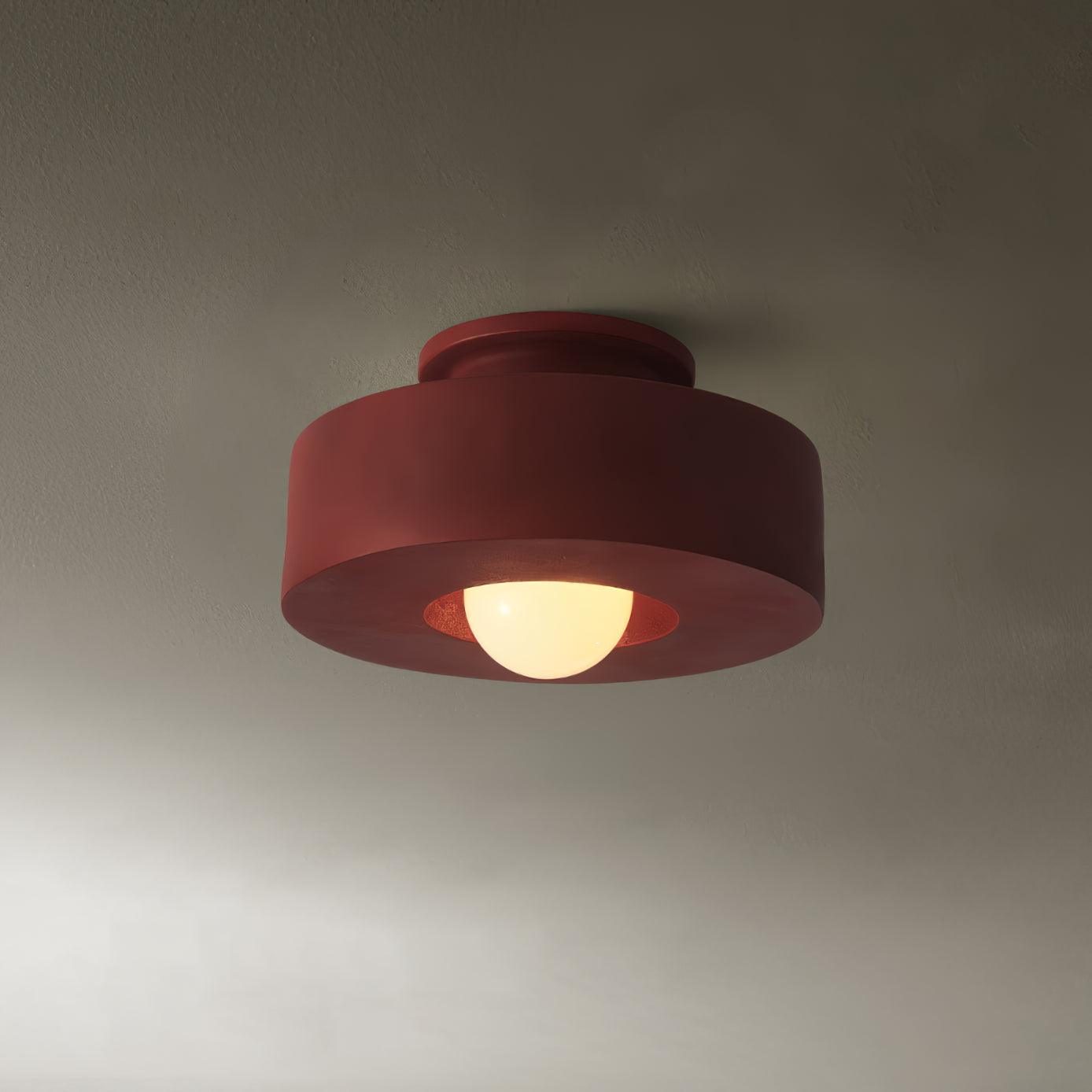 Retro Wabi Sabi Deckenlampe aus Kunstharz
