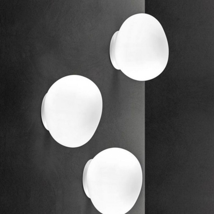 Moderne Wand-/Deckenleuchte in Eiform