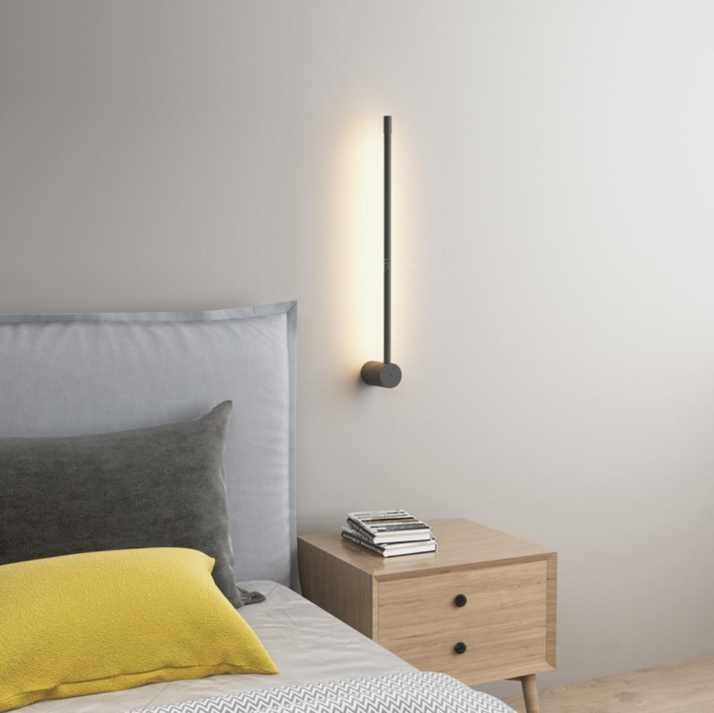 Moderne minimalistische LED-Wandleuchte in R&ouml;hrenform