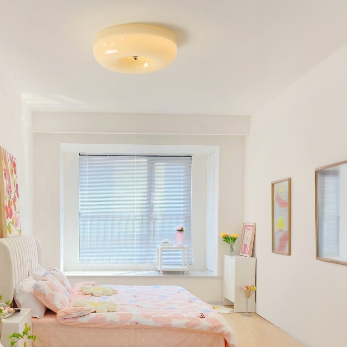 Lampada da soffitto Art D&eacute;co Cream Pudding
