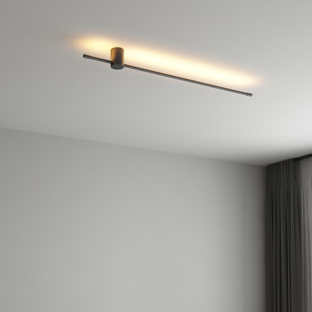 Moderne minimalistische LED-Wandleuchte in R&ouml;hrenform