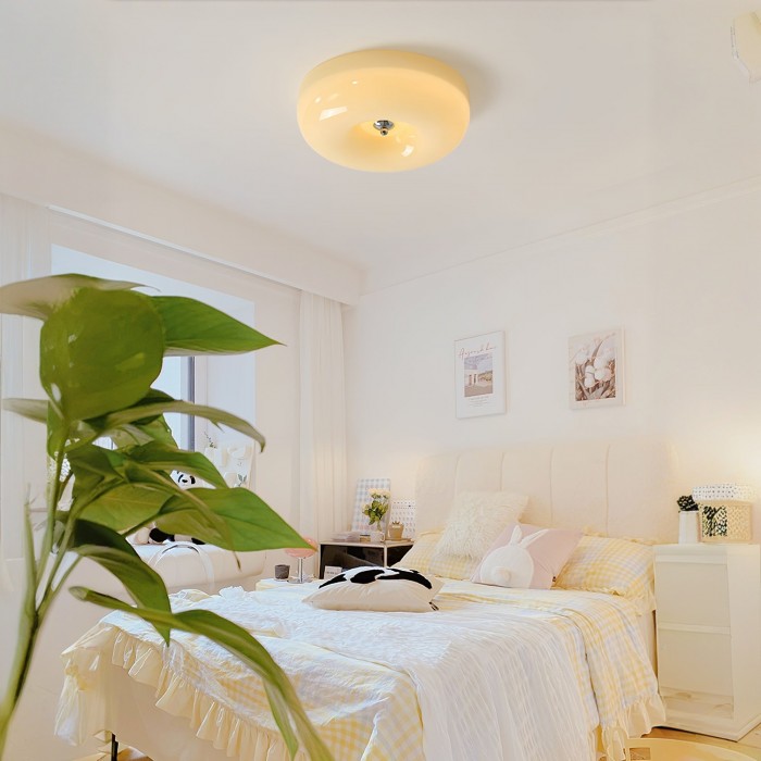 Lampada da soffitto Art D&eacute;co Cream Pudding
