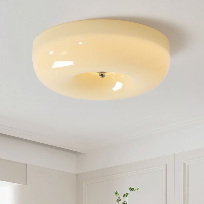 Lampada da soffitto Art D&eacute;co Cream Pudding