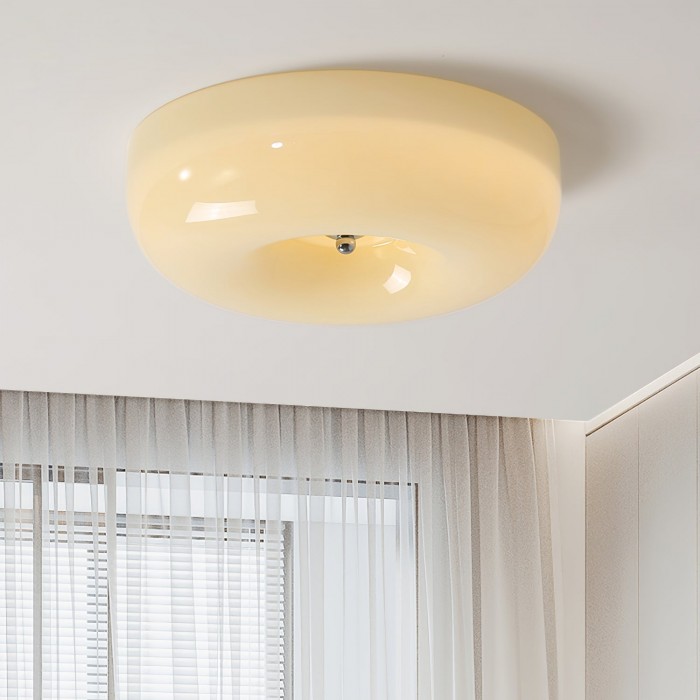 Lampada da soffitto Art D&eacute;co Cream Pudding
