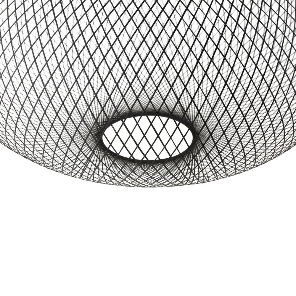 Moderne LED-Pendelleuchte mit Mesh-Gewebe