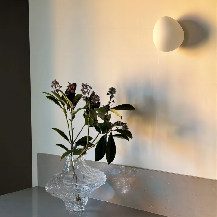 Moderne Wand-/Deckenleuchte in Eiform