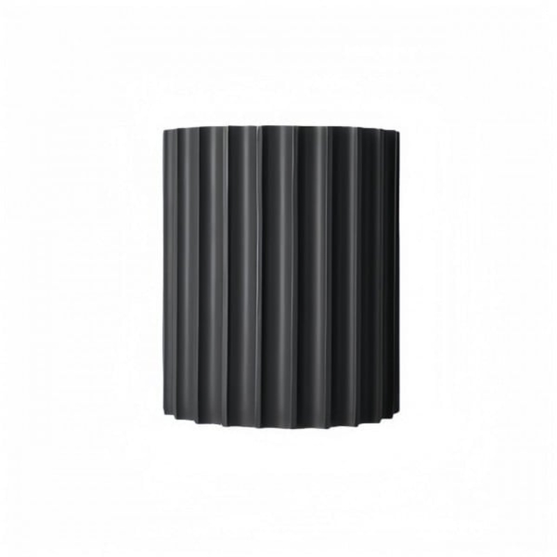 Minimalistische geribbelde wandlamp van hars