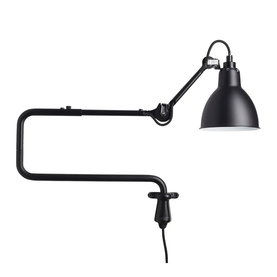 Industrielle Wandleuchte mit verstellbarem Arm