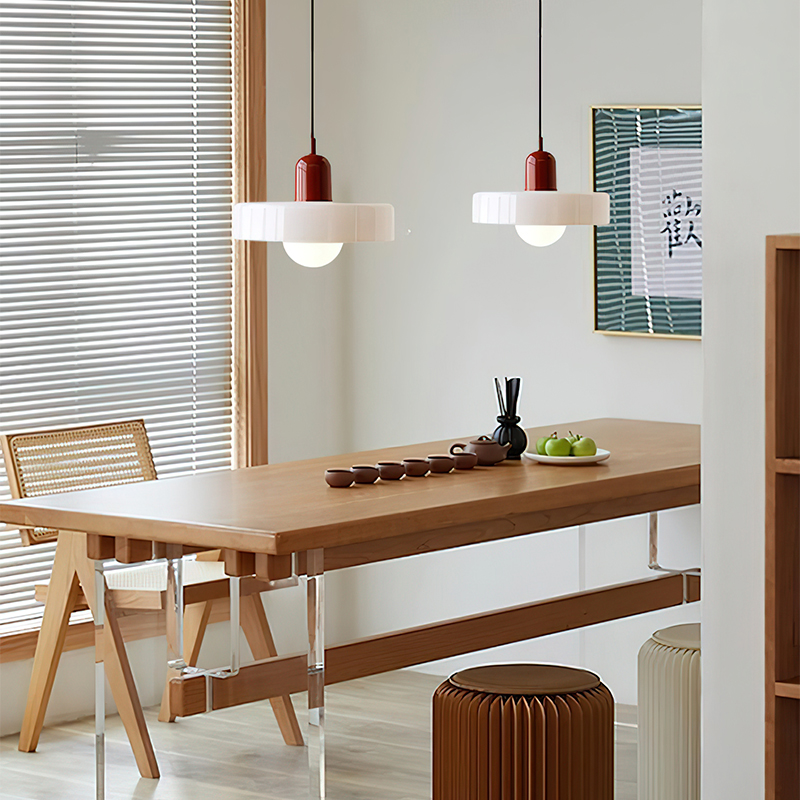 Morandi Disc Orb Glas-Pendelleuchte