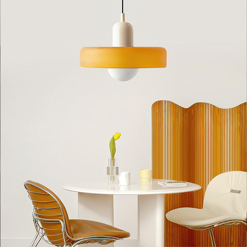 Morandi Disc Orb Glas-Pendelleuchte