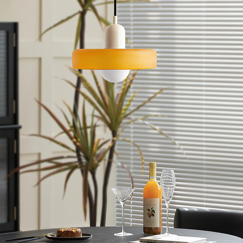 Morandi Disc Orb Glas-Pendelleuchte