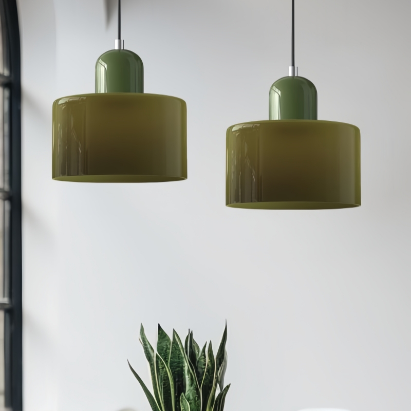 Lampa wisząca Morandi Cylinder Glass Disc Orb