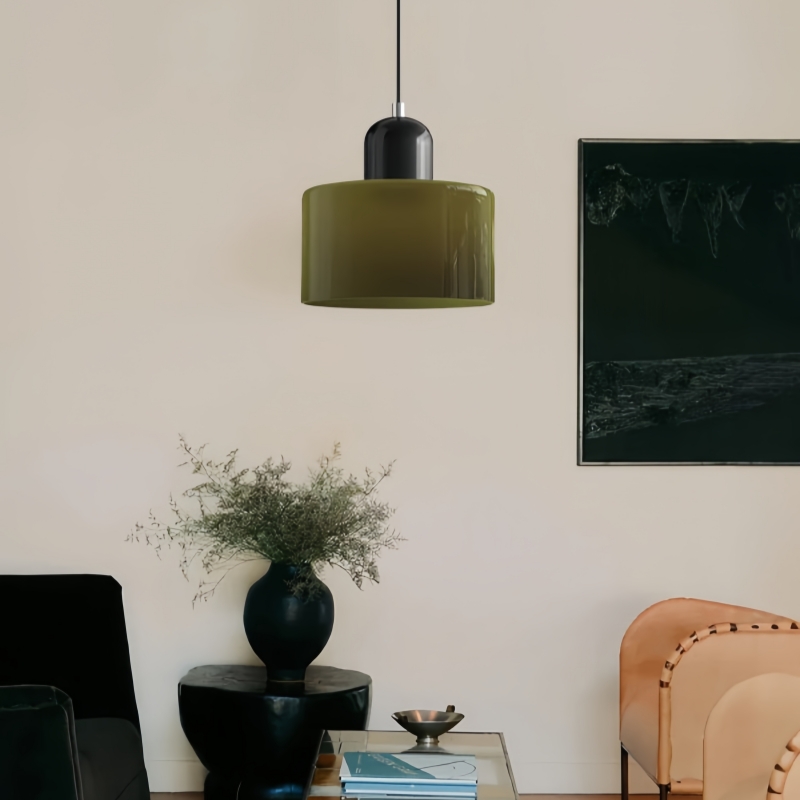 Lampa wisząca Morandi Cylinder Glass Disc Orb