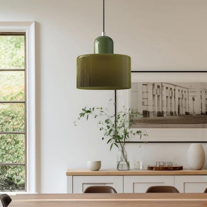 Lampa wisząca Morandi Cylinder Glass Disc Orb