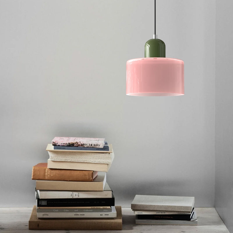 Lampa wisząca Morandi Cylinder Glass Disc Orb