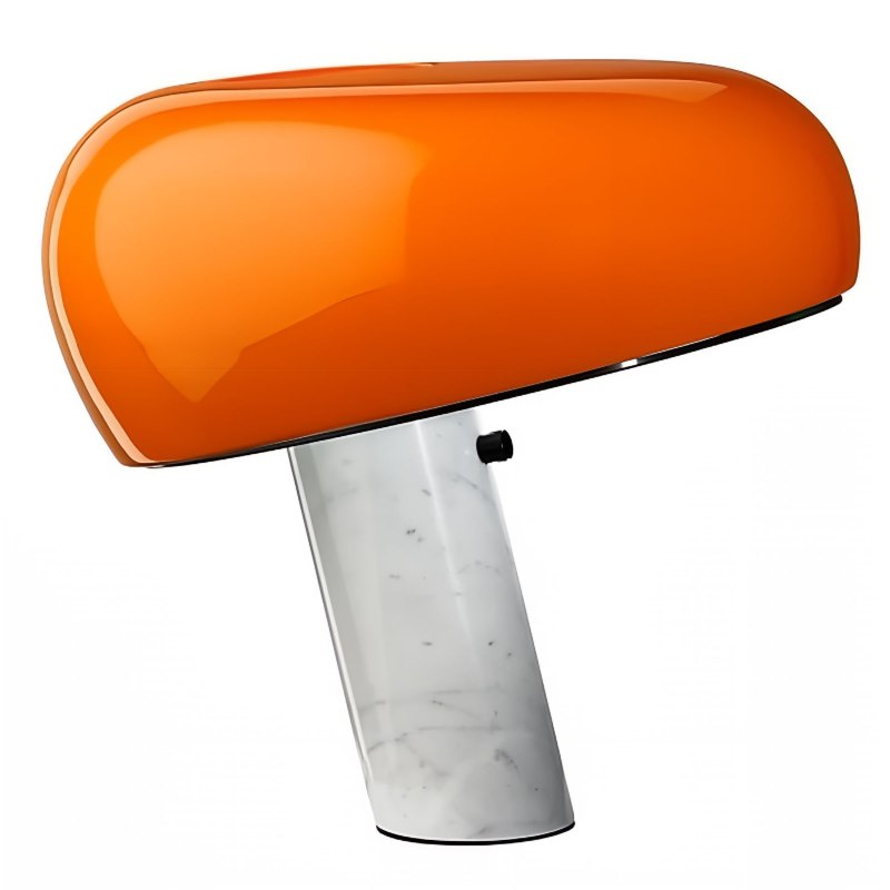 Tischlampe aus Pilzmarmor