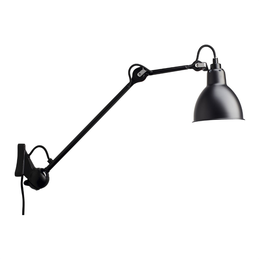 Industrielle Wandleuchte mit verstellbarem Arm