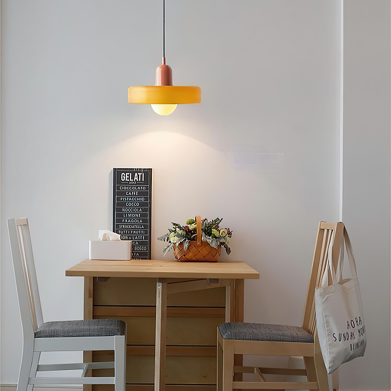 Morandi Disc Orb Glas-Pendelleuchte