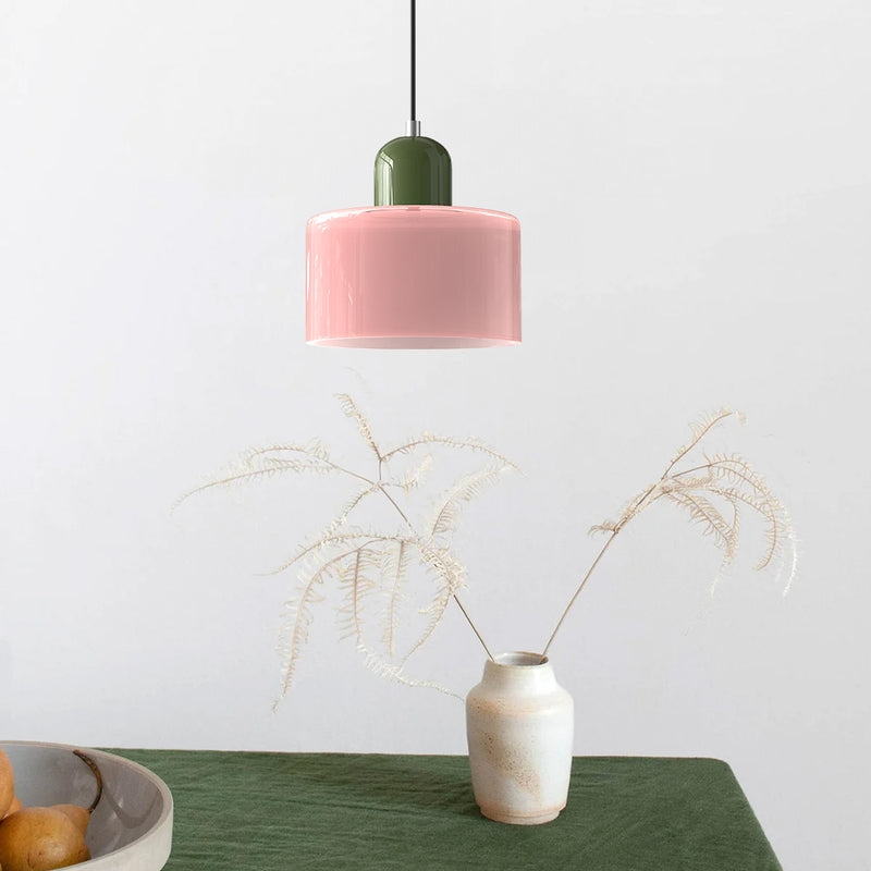 Lampa wisząca Morandi Cylinder Glass Disc Orb