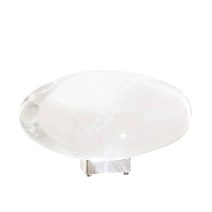 L&aacute;mpara de mesa de cristal con forma de guijarro creativo