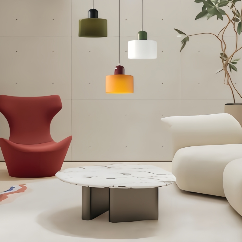 Lampa wisząca Morandi Cylinder Glass Disc Orb
