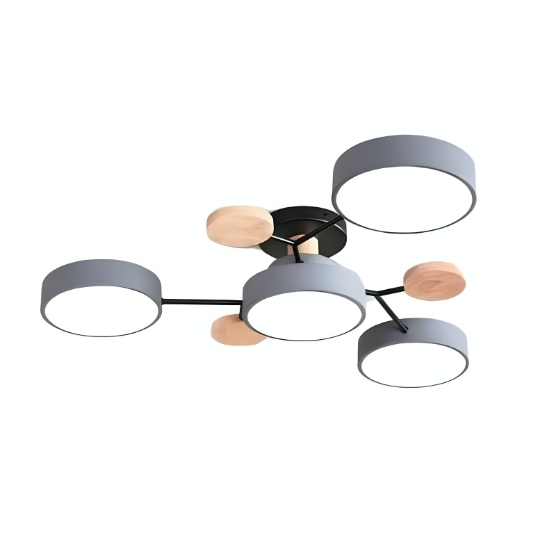 Nordic Branch Multi Heads Disc Deckenleuchte