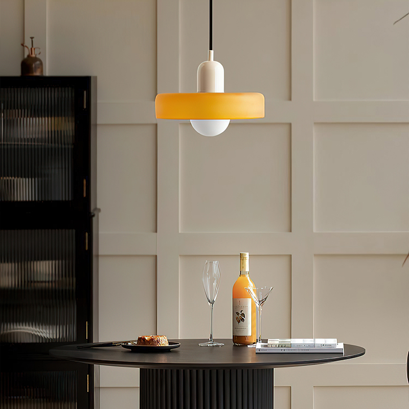 Morandi Disc Orb Glas-Pendelleuchte