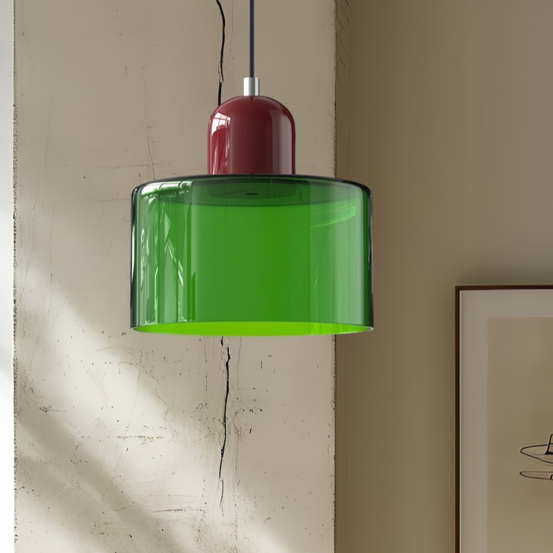 Lampa wisząca Morandi Cylinder Glass Disc Orb